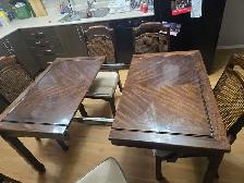 wooden table and chairs - Photo 6