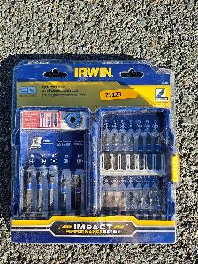 Irwin 20 piece impact bit set - New
