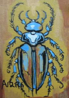 ACEO (3.5'x2.5') Original Acrylic Paintings - Photo 9