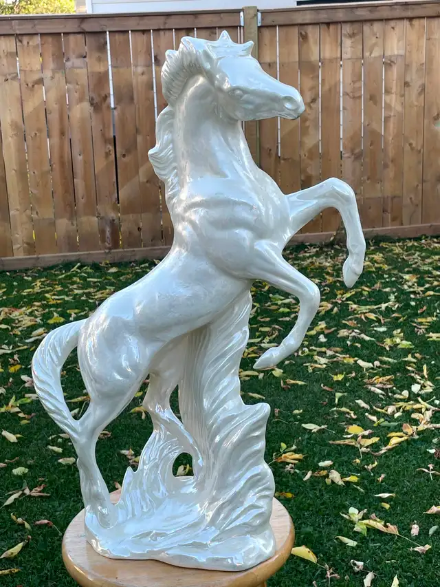 Large horse statue