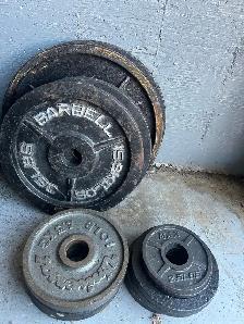 Nautilus Squat Rack with pulley system and Olympic weight - Photo 4