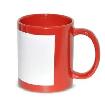 Flash Sale $3 11oz Red White Patch Sublimation Mugs heat press