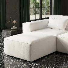 Brand New 118.4' Modular Boneless Sofa with Chaise Special $509 - Photo 5