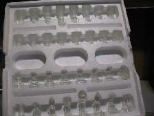 3 in 1 Glass Chess/Backgammon/and Checkers Game - Photo 5