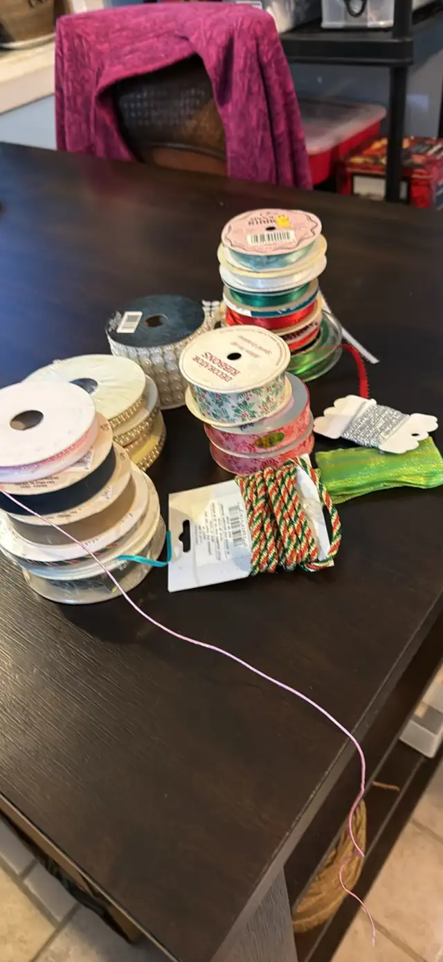 Lot of Ribbons and Trims