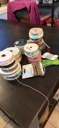 Lot of Ribbons and Trims