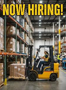 FORKLIFTS! NOW HIRING - FULL TIME! FORKLIFT DRIVERS!