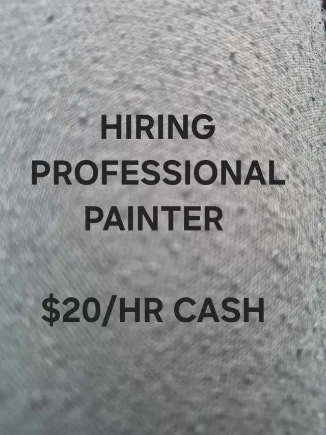 Hiring Professional Painter