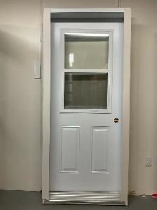1314PA Porte d’acier 34″G Blanche Guillotine 23×37