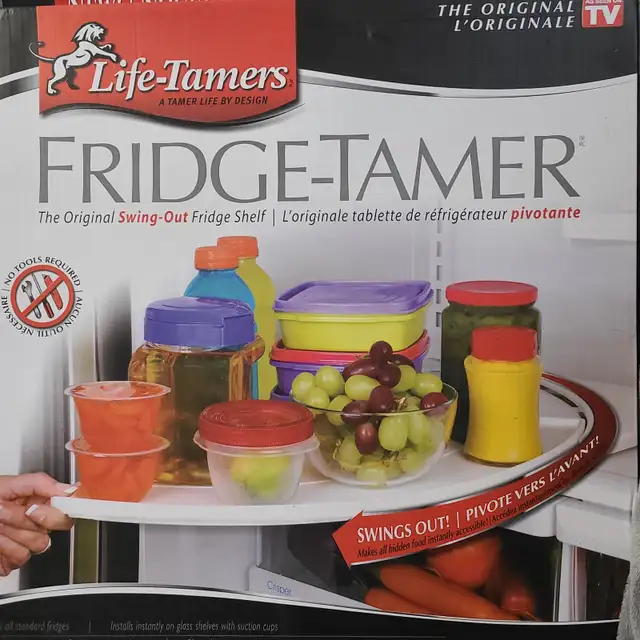 Fridge-Tamer Swing-Out Fridge Shelf
