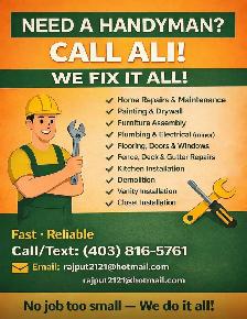 Trusted Calgary Handyman | Small & Large Home Projects