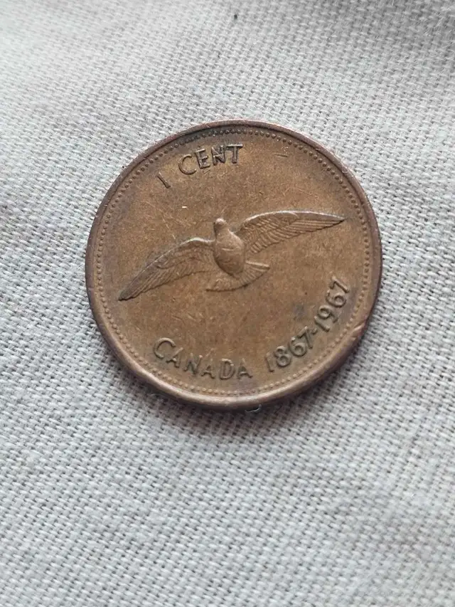 Canada 1967 Centennial 1 Cent Coin