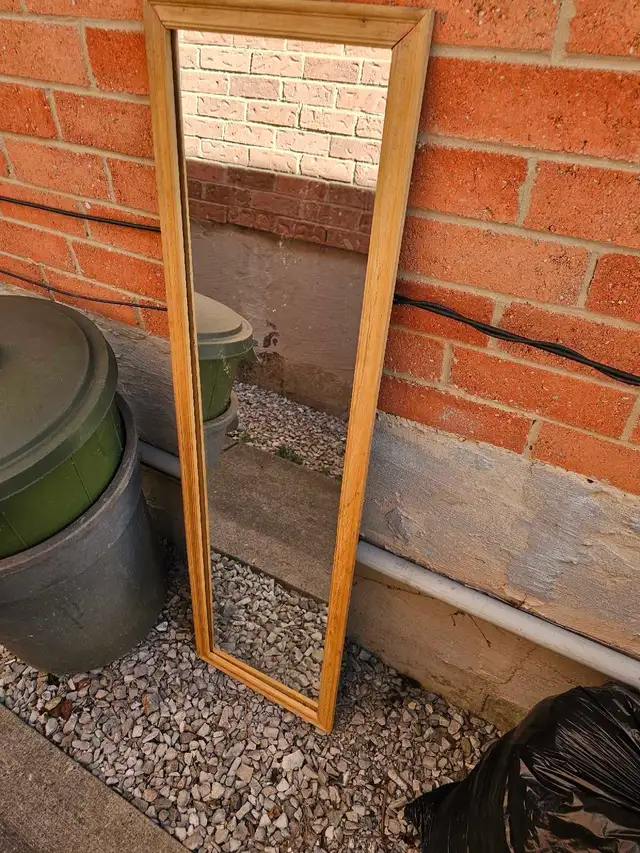 Full Length Wooden Frame Mirror