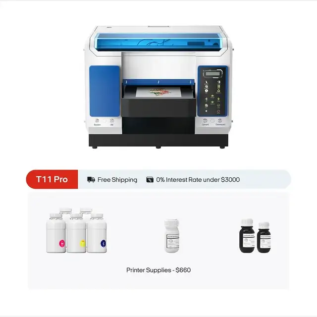 Procolored T11 Pro DTG Printer 11.8' A3 Dual TX800