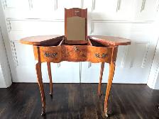 Antique French Pop Up Vanity Make Up Dresser - Photo 2