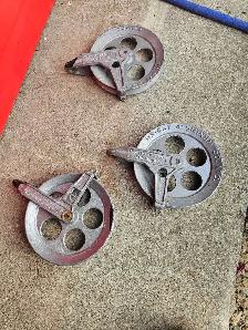 Wright Aluminum Co. Clothesline Pulleys