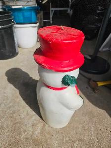 1980s Vintage Snowman Candle - Photo 4