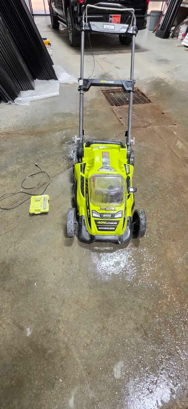 Robin battery powered push mower