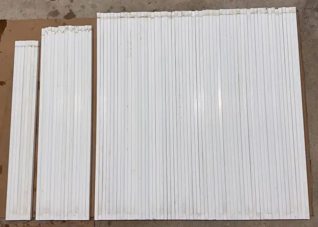 80 White Aluminum Deck Railing Pickets - Great For DIY Projects!