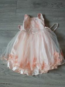beautiful dress  peach color3 year old