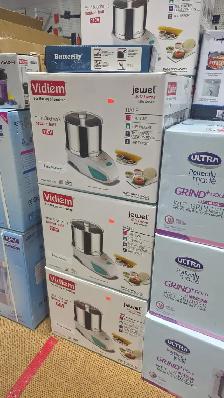 VIDIEM JEWEL 2.0 L WET GRINDER STAINLESS S DRUM, STONE ROLLERS