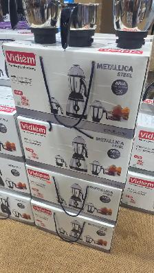 Vidiem Metallica STEELE 650W / 110V Stainless Steel Jars – India