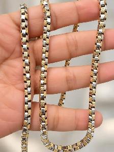 10K Necklace and Bracelet Set Made In Italy - Photo 3