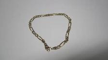 LOVELY ENGRAVED 10K GOLD BRACELET ITALY4.4 GRAMS 7.5 INCHES - Photo 2