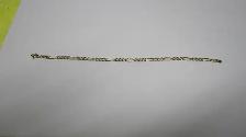 LOVELY ENGRAVED 10K GOLD BRACELET ITALY4.4 GRAMS 7.5 INCHES - Photo 4