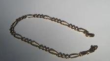 LOVELY ENGRAVED 10K GOLD BRACELET ITALY4.4 GRAMS 7.5 INCHES - Photo 9