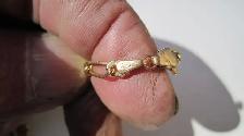 LOVELY ENGRAVED 10K GOLD BRACELET ITALY4.4 GRAMS 7.5 INCHES - Photo 10