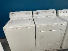 Laveuse sécheuse traditionnelles blanches Kenmore