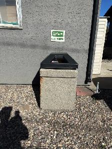 concrete garbage
