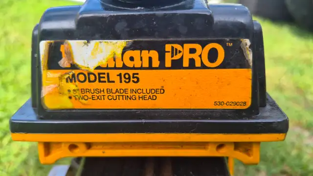 Polan Pror 195 with bush saw..