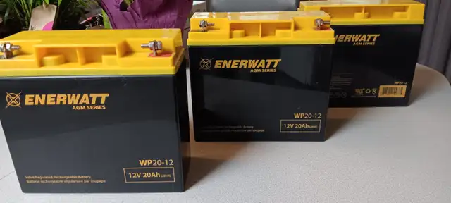 New Rechargeable Batteries WP20-12 12V 20Ah $125 for 3