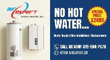 WATER HEATER WATER HEATER TANKLESS WATER HEATER INSTALLED