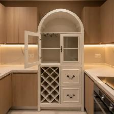 Brand New Arch Top Bar Cabinet Wine Rack Storage Special $199 - Photo 2