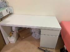Ikea Malm Desk White - Delivery Option - Only $140!