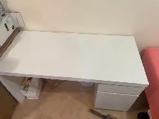 Ikea Malm Desk White - Delivery Option - Only $140! - Photo 2
