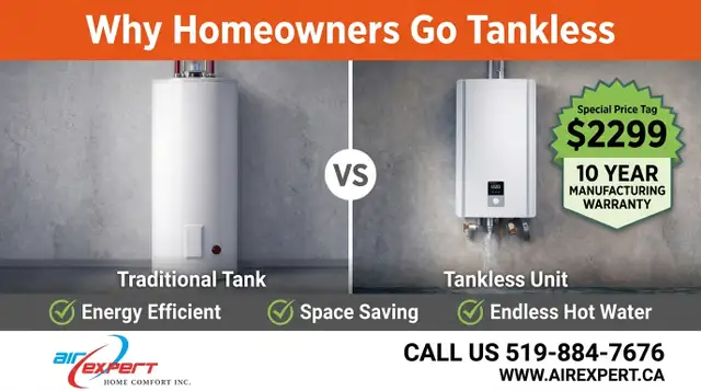 WATER HEATER WATER HEATER TANKLESS WATER HEATER INSTALLED