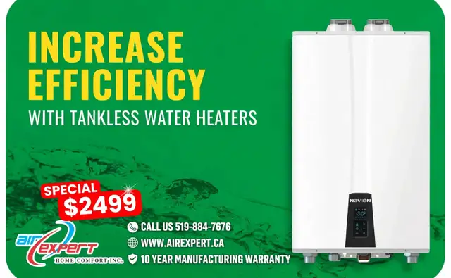 WATER HEATER WATER HEATER TANKLESS WATER HEATER INSTALLED