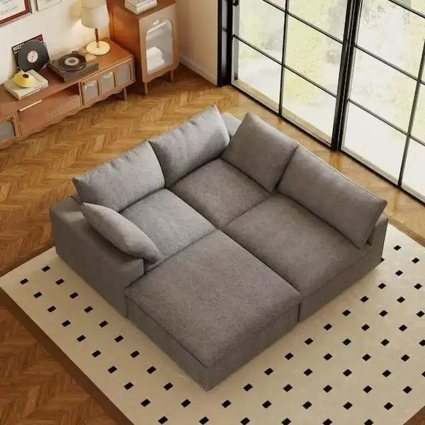 Brand New Modern L-Shaped Cloud Sectional Sofa Special $899