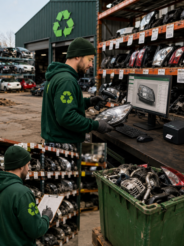 INVENTORY PERSON- Salvage Yard 18$-$22 /Hr