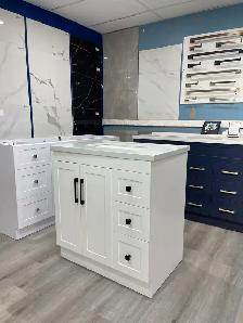 32' Solid Wood Bathroom Vanity in Markham | Warehouse Sale - Photo 3