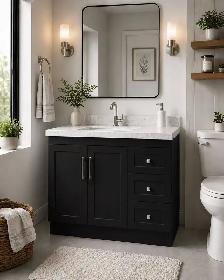 32' Solid Wood Bathroom Vanity in Markham | Warehouse Sale - Photo 6