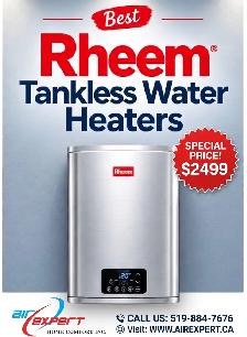 WATER HEATER WATER HEATER TANKLESS WATER HEATER INSTALLED
