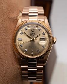 1973 Rolex Rose Gold Day Date Restored with Box and Papers