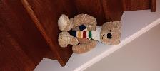 GRAND TOUTOU NEUF BEIGE DE 15'DE HAUT QUI S'ASSOIT: $10.00 - Photo 2