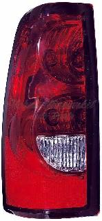 Chevrolet Pickup Chevy Silverado Hybrid 2005-2007 Tail Lights