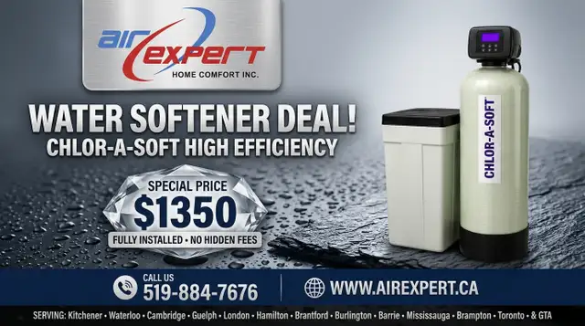 WATER SOFTENER WATER SOFTENER CHLOR-A-SOFT WATER SOFTENER  OFFER